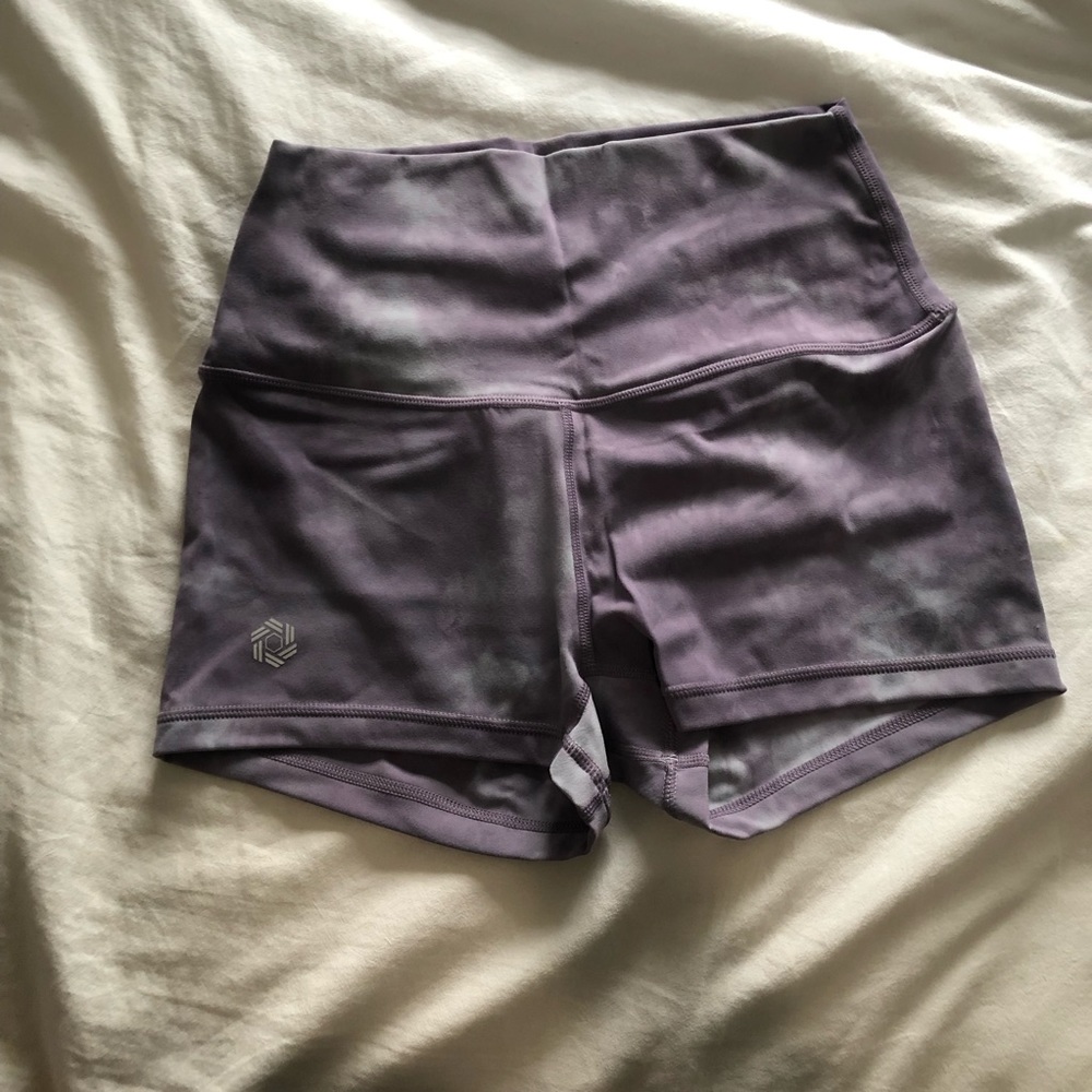 Honey Athletica purple shorts Small worn twice